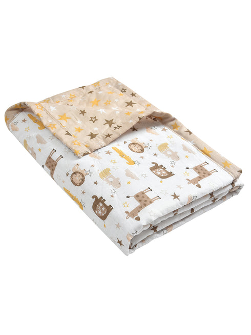 Bestie 180TC Cotton Top Sheet AC Reversible Dohar for Kids